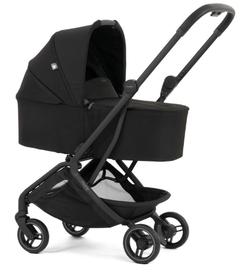 BabyStyle Oyster F-Lite Stroller & Carrycot Bundle – Liquorice