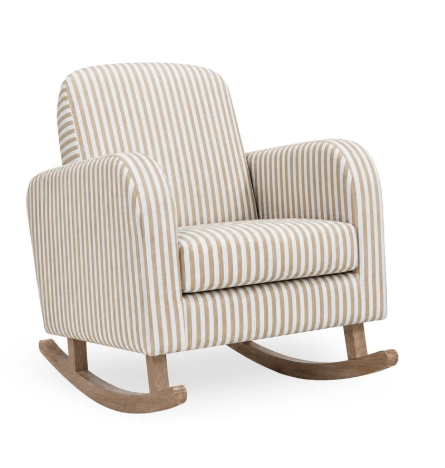 CuddleCo Etta Nursing Chair – Beach Stripe beige stripe