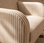 CuddleCo Etta Nursing Chair – Beach Stripe fabric