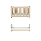 Seeker Nordic convertible cot bed with three adjustable mattress heights