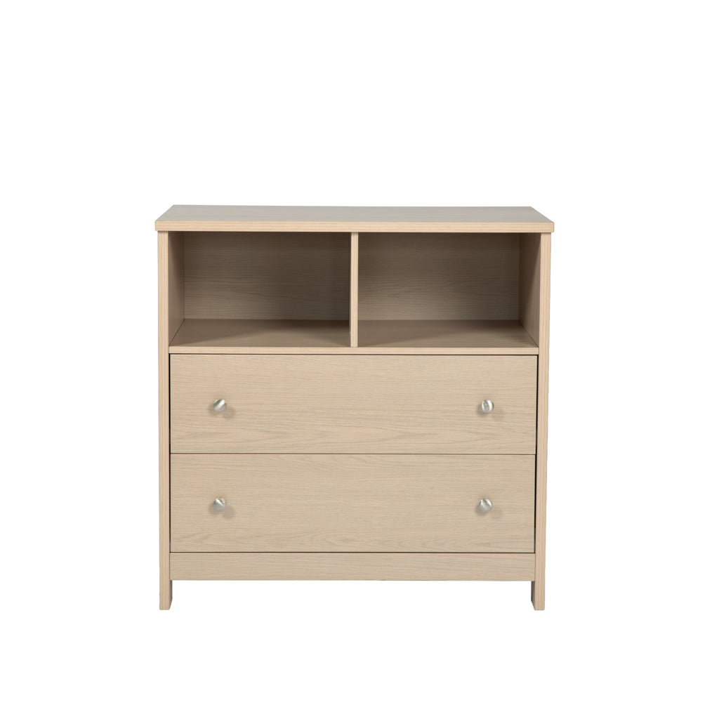 Bebe & Beyond Seeker Nordic Changing Unit in light wood-effect finish with two drawers