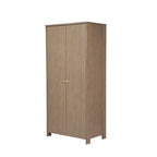 Seeker Drift two-door wardrobe with textured oak-effect finish