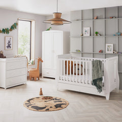 Babymore Stella 3 Piece Nursery Furniture Set - White