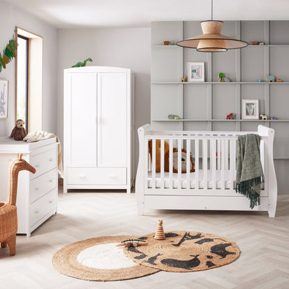 Babymore Stella 3 Piece Nursery Furniture Set - White