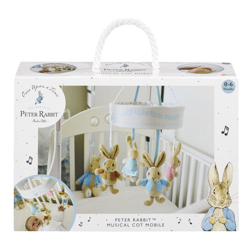 Peter Rabbit and Flopsy Bunny Baby cot mobile