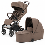 BabyStyle Oyster F-Lite Stroller & Carrycot Bundle - Chocolate
