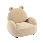 Oat Ted teddy bear kids armchair in neutral children's bedroom