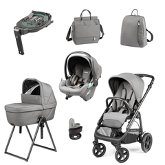 Peg Perego Veloce Deluxe Town Country Travel System i-Size Accessory Bundle - Mercury