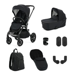 BabyStyle Oyster Vee Pram & Pushchair – Liquorice
