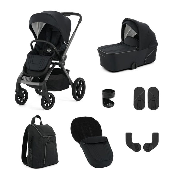 BabyStyle Oyster Vee Pram & Pushchair – Liquorice