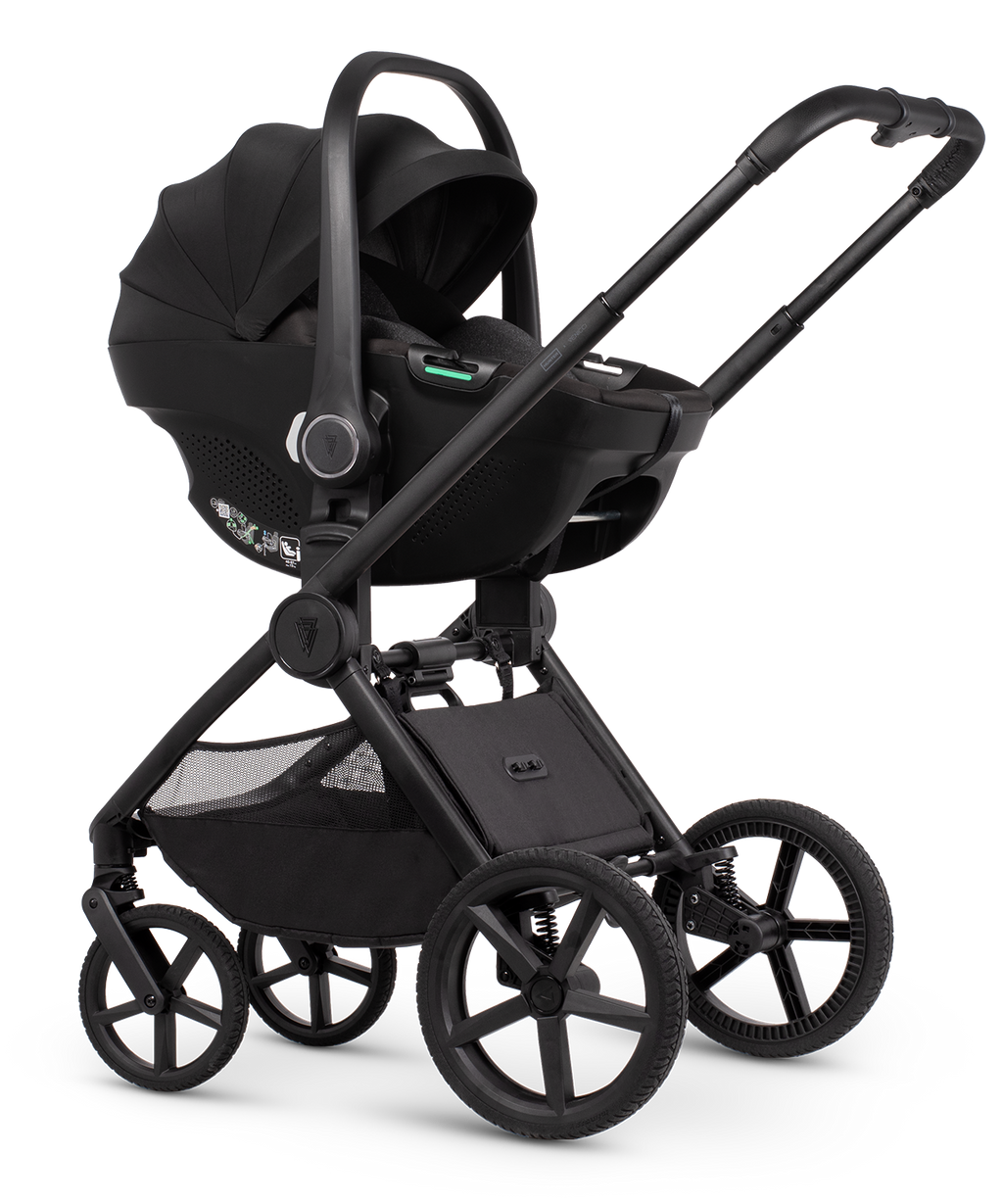 Venicci x Hunter Upline 3 Red 4-in-1 Travel System with Rotating Isofix Base