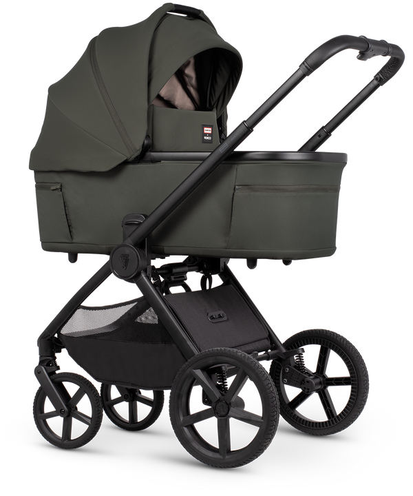 Venicci x Hunter Upline 3 Dark Olive 4-in-1 Travel System with Rotating Isofix Base