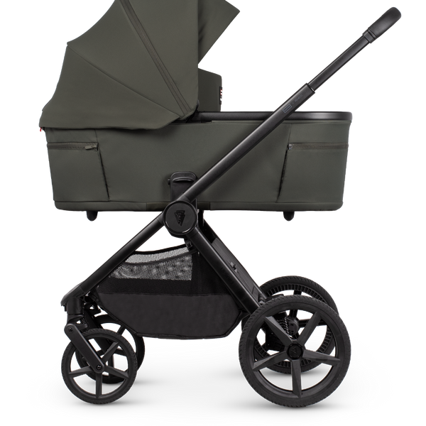 Venicci x Hunter Upline 3 Dark Olive 4-in-1 Plus Travel System with ISOFIX Base & Home Stand