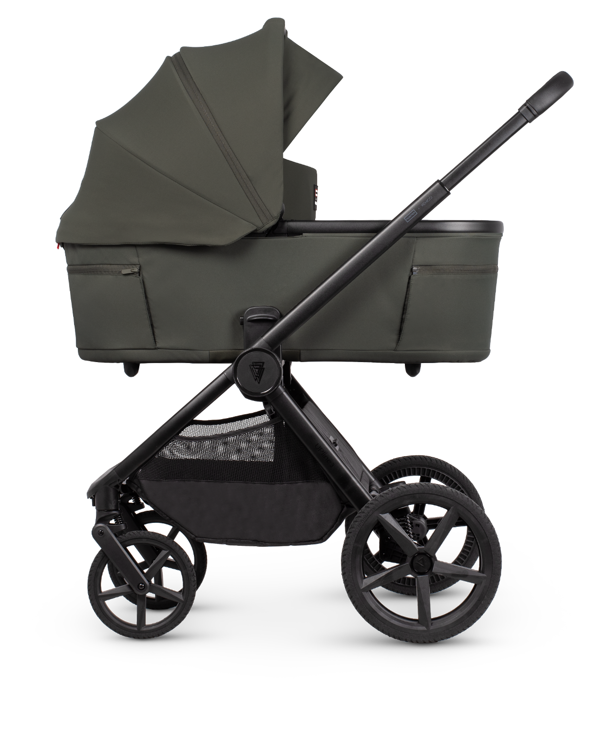 Venicci x Hunter Upline 3 Dark Olive 4-in-1 Plus Travel System with ISOFIX Base & Home Stand