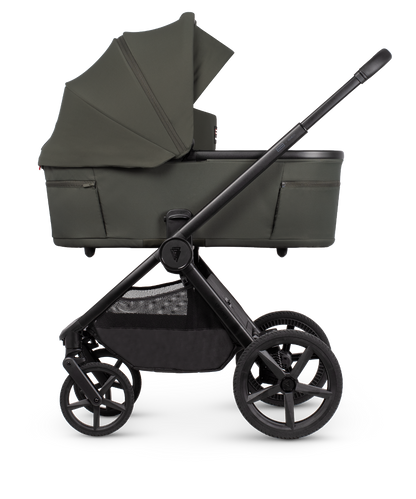 Venicci x Hunter Upline 3 Dark Olive 4-in-1 Plus Travel System with ISOFIX Base & Home Stand