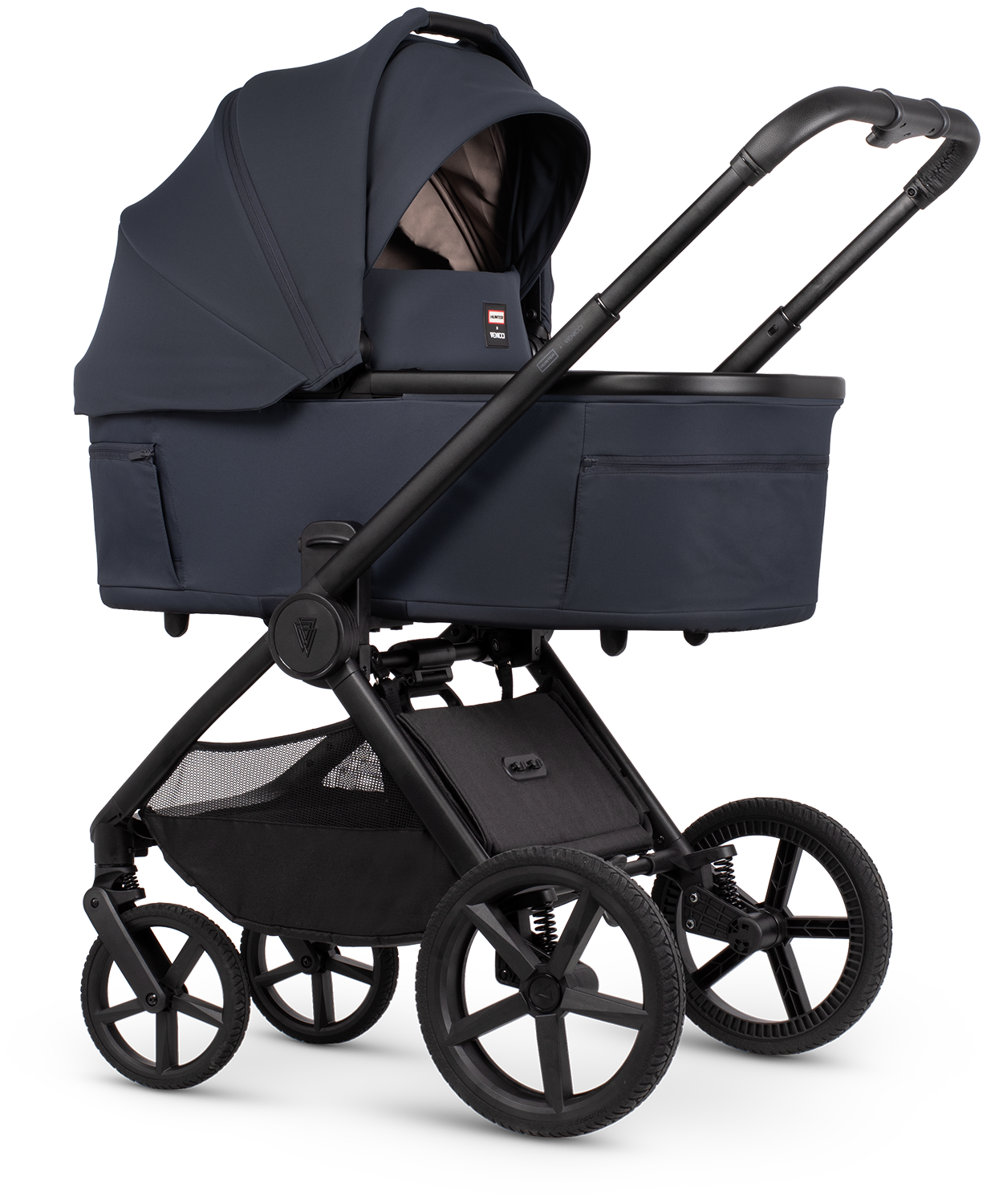 Venicci x Hunter Upline 3 Navy 4-in-1 Plus Travel System with ISOFIX Base & Home Stand