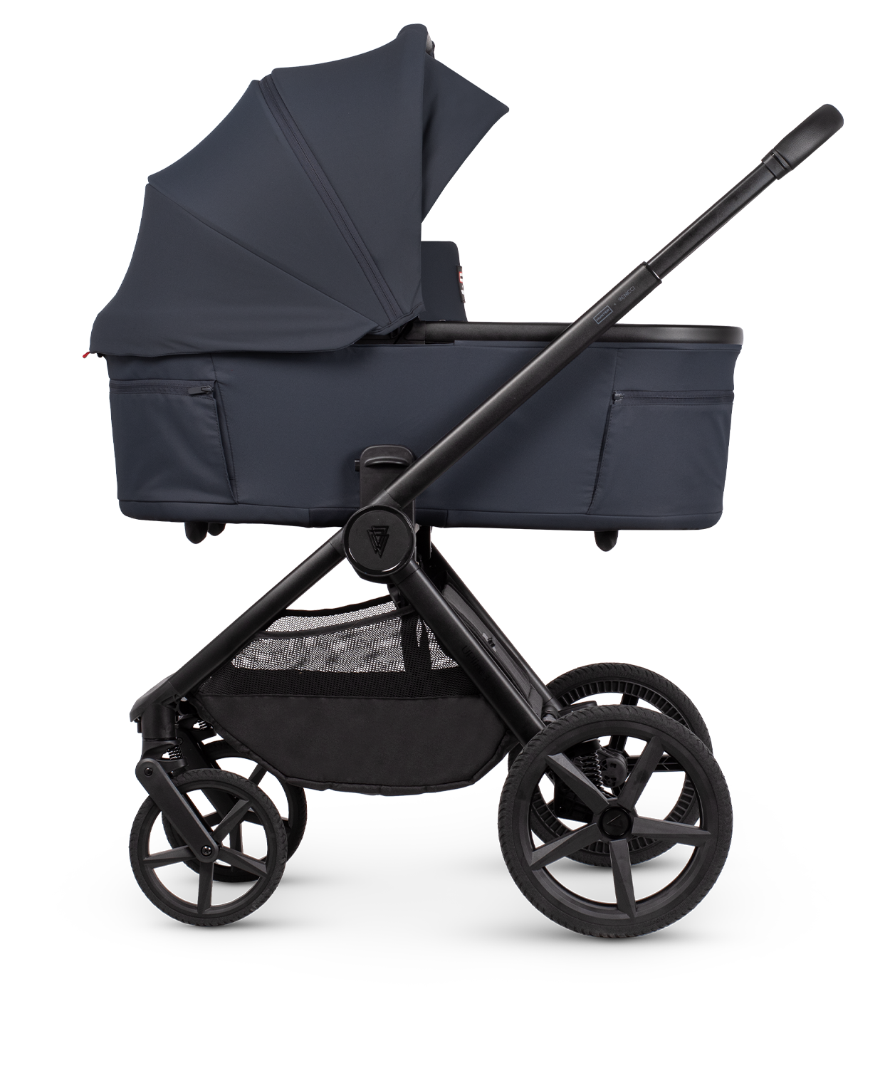 Venicci x Hunter Upline 3 Navy 4-in-1 Plus Travel System with ISOFIX Base & Home Stand