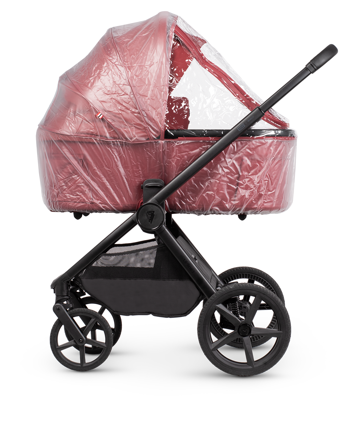 Venicci x Hunter Upline 3 Red 4-in-1 Plus Travel System with ISOFIX Base & Home Stand