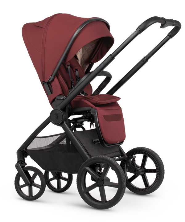 Venicci x Hunter Upline 3 Red 4-in-1 Plus Travel System with ISOFIX Base & Home Stand