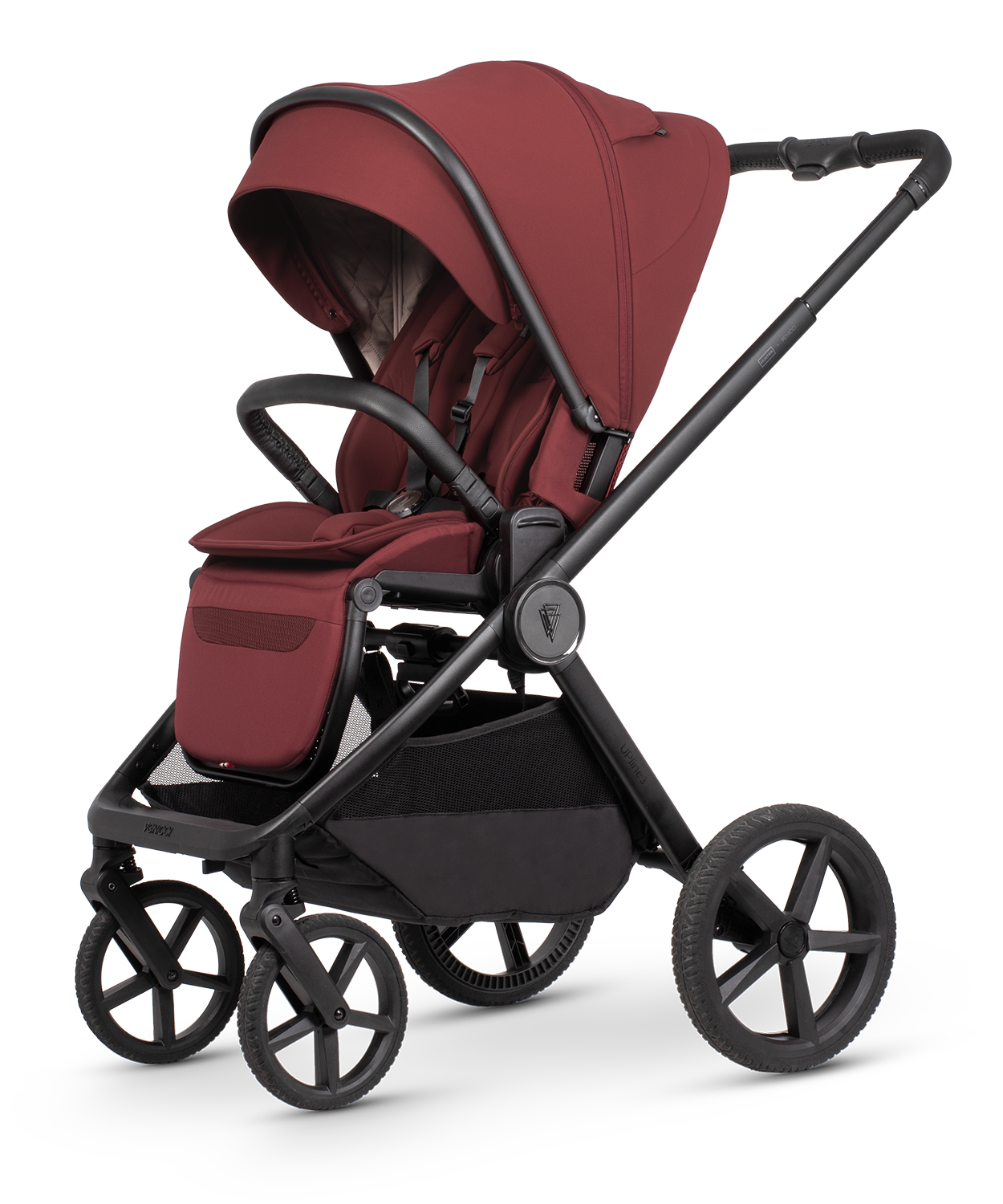 Venicci x Hunter Upline 3 Red 2-in-1 Pram & Pushchair