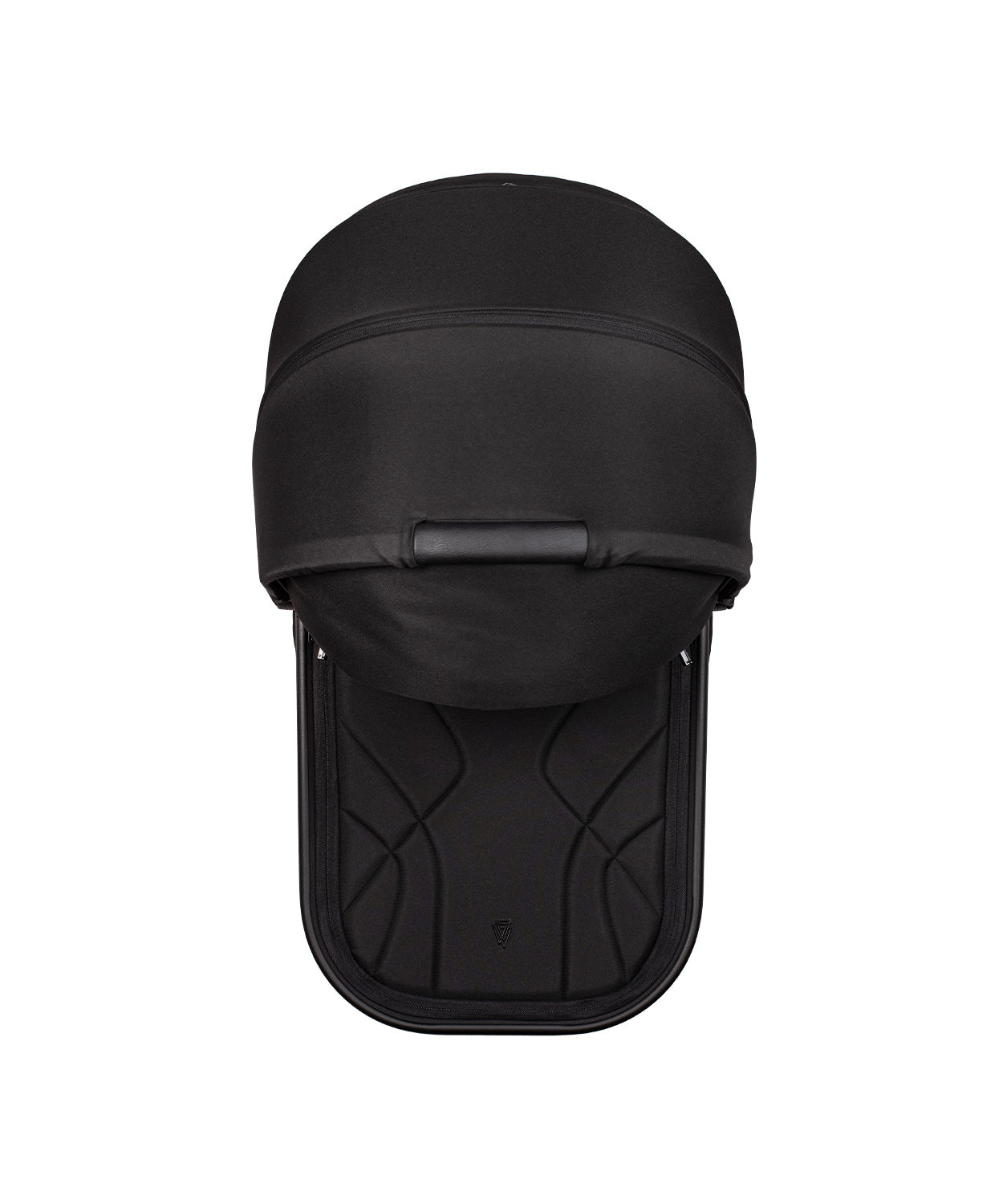 Venicci upline 3 onyx 2 in 1 pushchair black infant car seat with sleek modern design and padded fabric upholstery