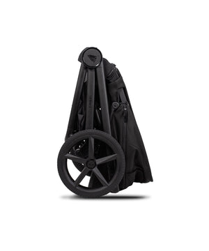 Venicci upline 3 onyx 2 in 1 pushchair black compact stroller with sleek modern design and single large wheel