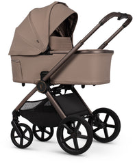 Venicci Upline 3 Travel System in Sand – 3 in 1 with 12 Piece Comfort Bundle