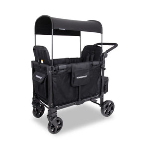WonderFold W2 Elite Pro Double Stroller Wagon – Black - 2 Seater
