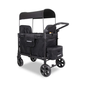 WonderFold W2 Elite Pro Double Stroller Wagon – Black - 2 Seater