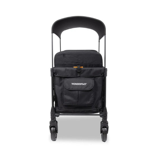 WonderFold W4 Elite Pro Quad Stroller Wagon – Black - 4 Seater