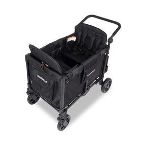 WonderFold W4 Elite Pro Quad Stroller Wagon – Black - 4 Seater