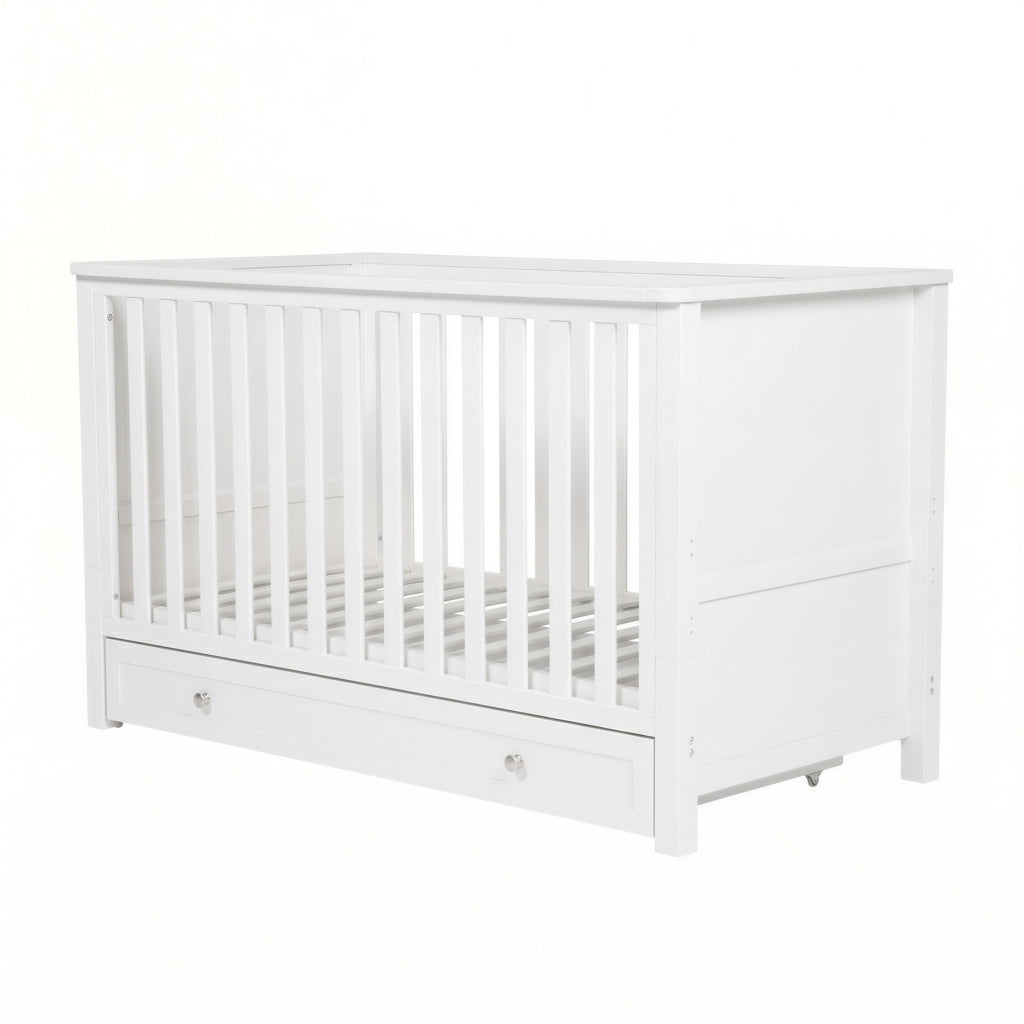 Bebe & Beyond Wanderer 2 Piece Nursery Furniture Set – White