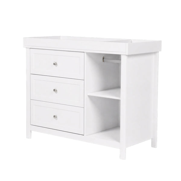Bebe & Beyond Wanderer 2 Piece Nursery Furniture Set – White