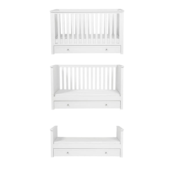 Bebe & Beyond Wanderer 2 Piece Nursery Furniture Set – White