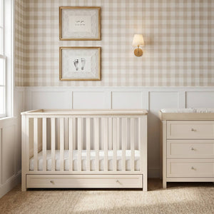 Bebe & Beyond Wanderer 2 Piece Nursery Furniture Set – Cashmere & Oak