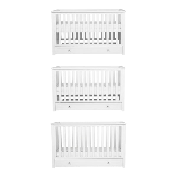 Bebe & Beyond Wanderer Cot Bed - White