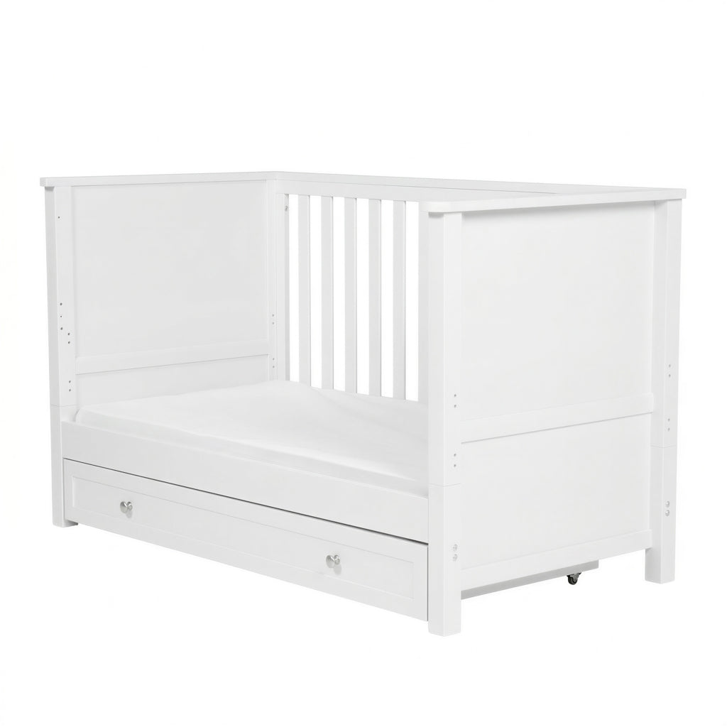 Bebe & Beyond Wanderer Cot Bed - White