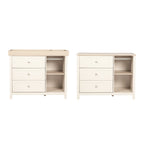 Bebe & Beyond Wanderer 3 Piece Nursery Furniture Set Cashmere convertible dresser
