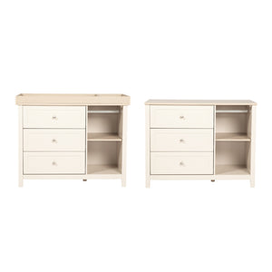Bebe & Beyond Wanderer 2 Piece Nursery Furniture Set – Cashmere & Oak