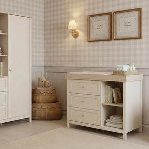 Bebe & Beyond Wanderer 2 Piece Nursery Furniture Set – Cashmere & Oak