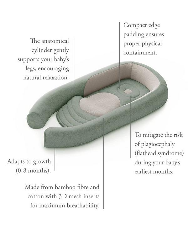 Inglesina Welcome Pod Baby Sleep Nest – Balance Green | Newborn Support Pod