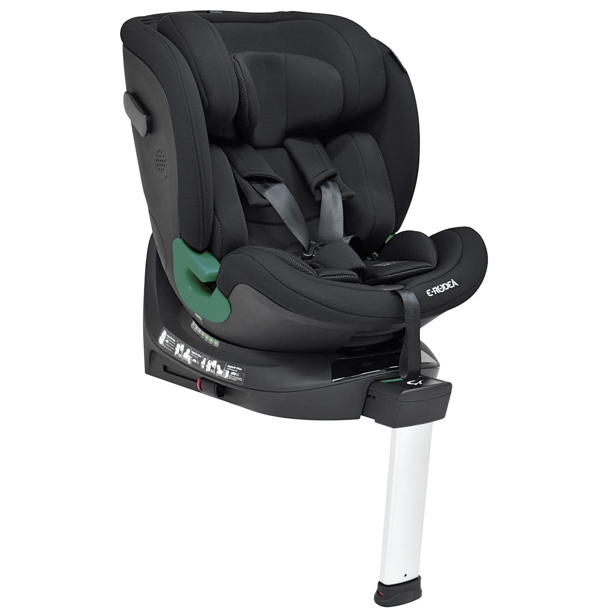 Bebecar E-Rodea Spin Car Seat 40cm-150cm  -Black