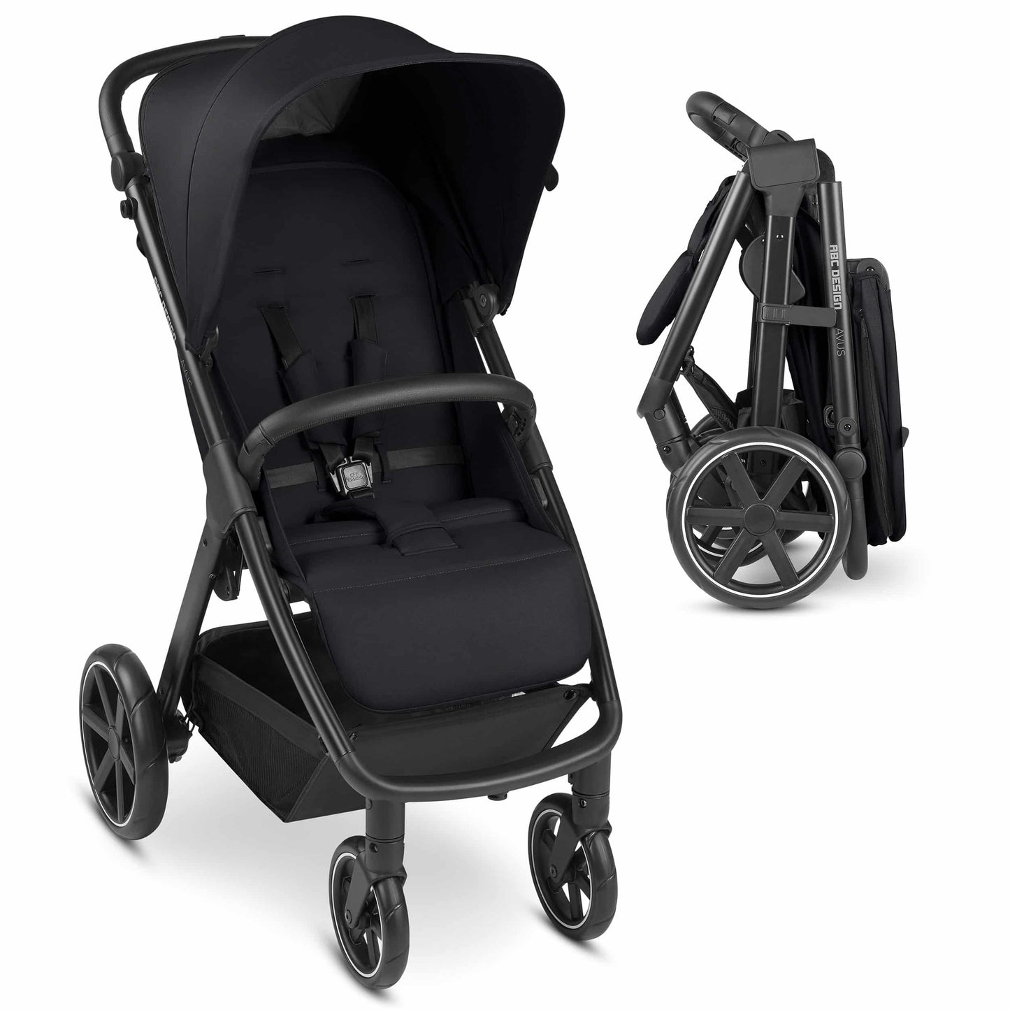 ABC Design Avus Stroller - Ink Black General ABC Design   