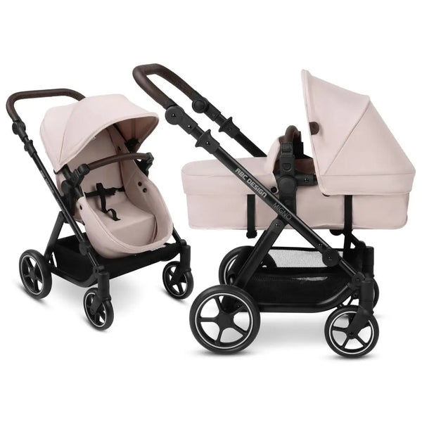 ABC Design Migno Doll's Pram - Berry ABC Design Dolls