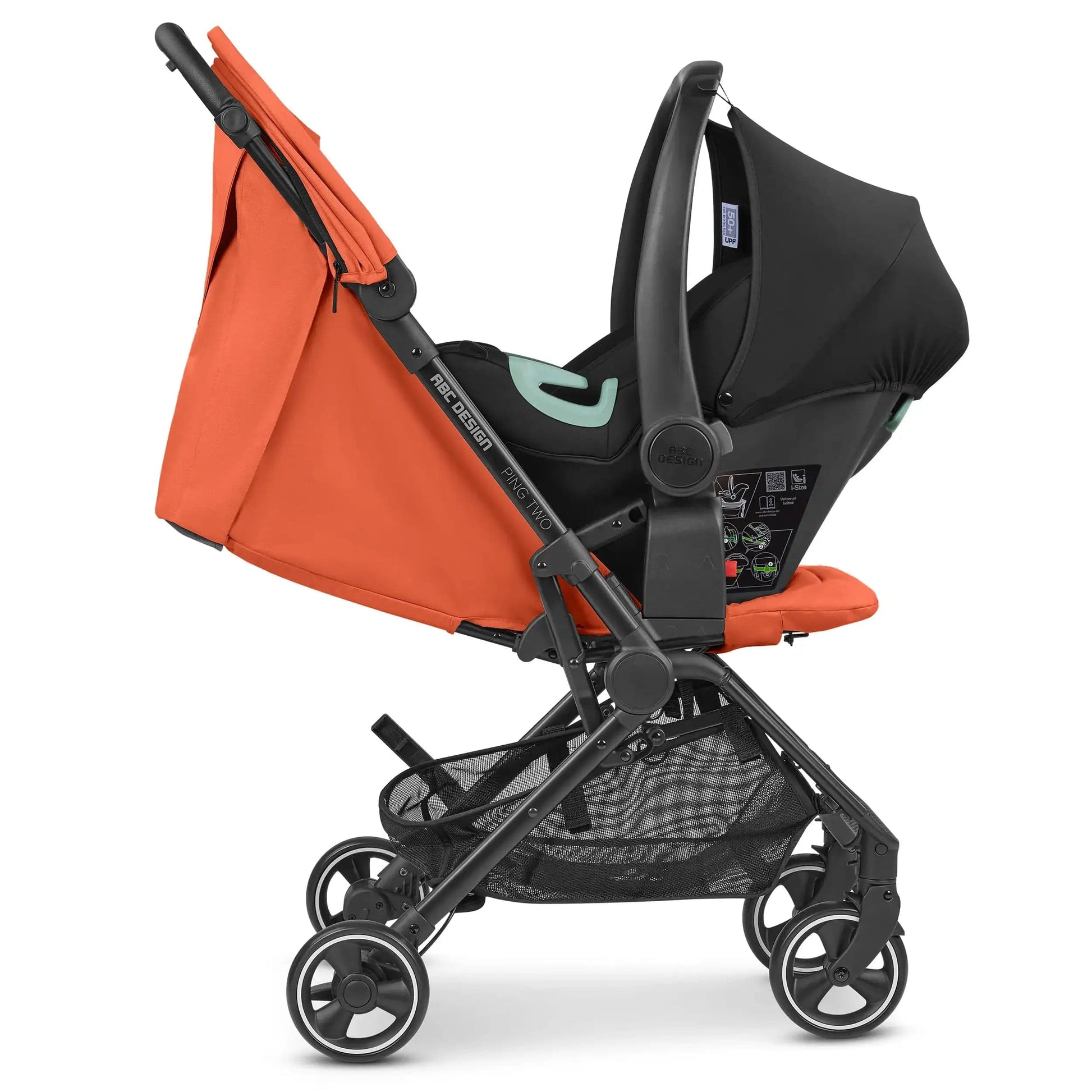 ABC Design Ping 2 Stroller Cabin Approved - Carrot  ABC Design   