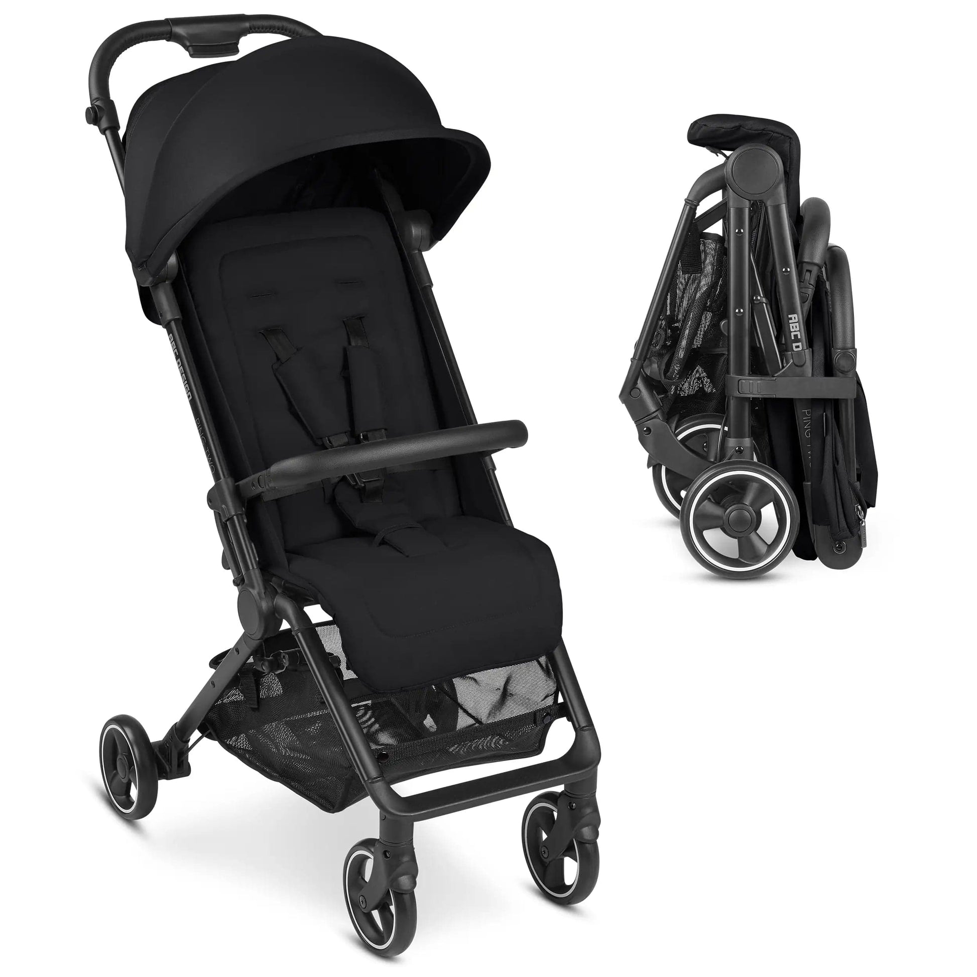 ABC Design Ping 2 Stroller Cabin Approved - Ink Black  ABC Design   