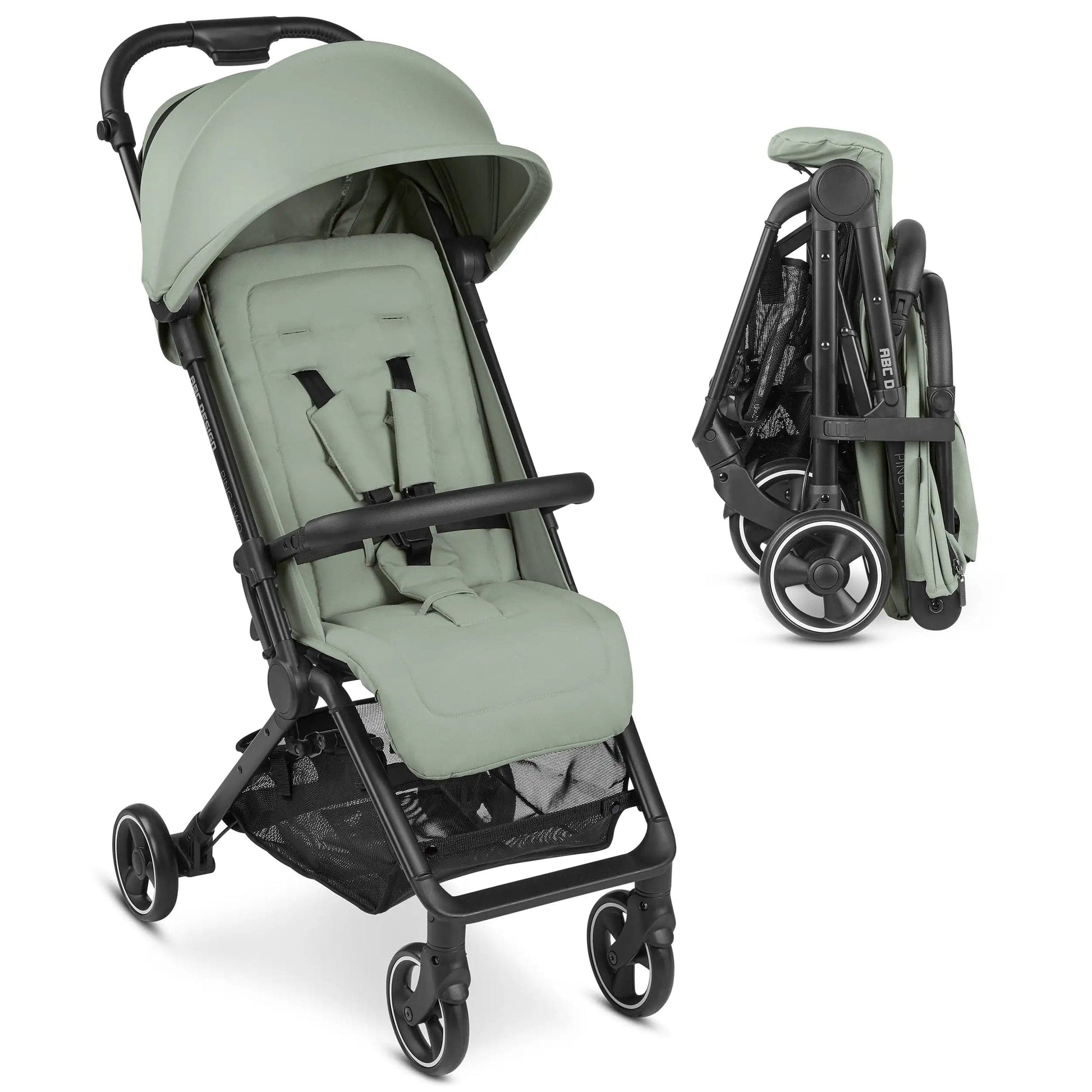 ABC Design Ping 2 Stroller Cabin Approved Pine Green