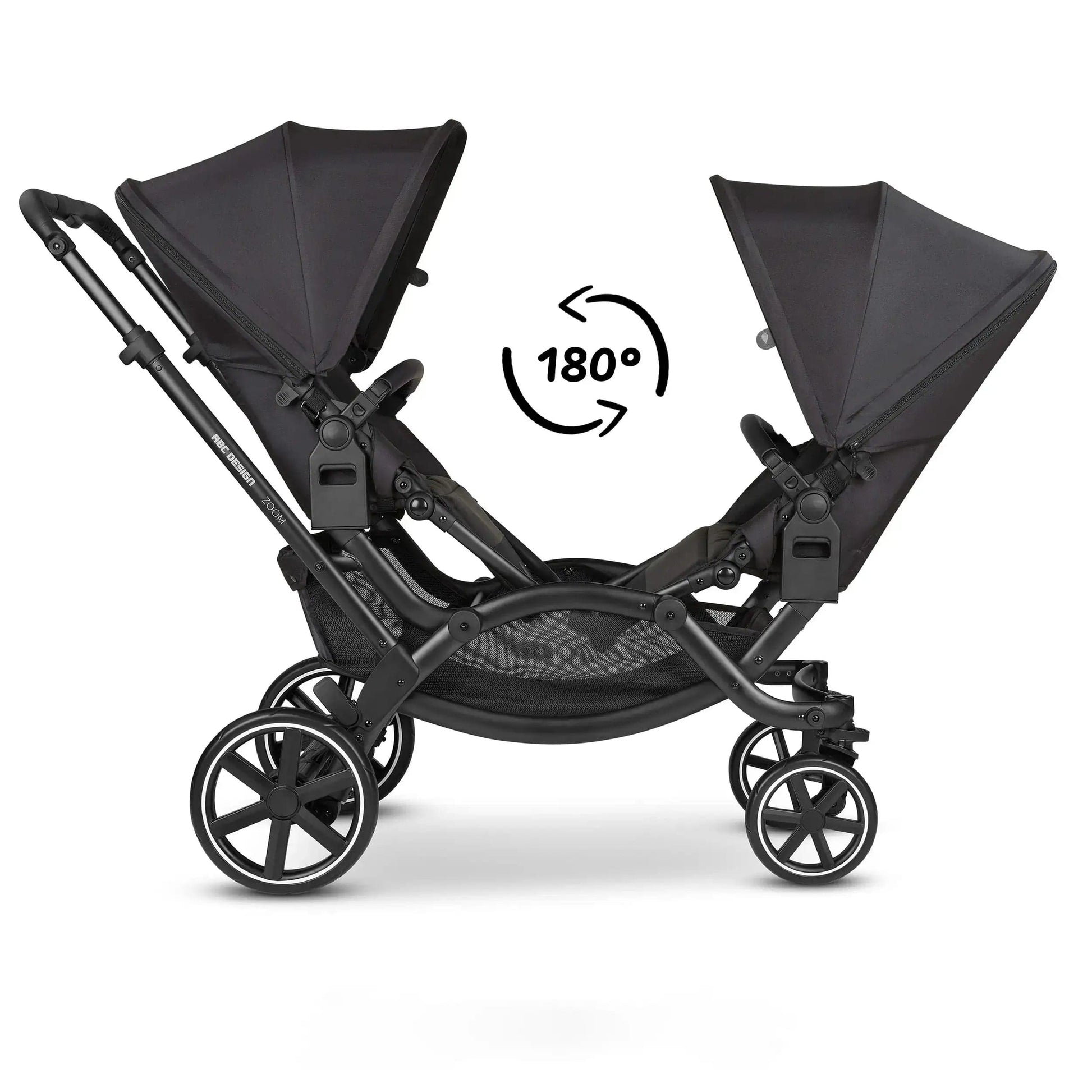 ABC Design Zoom Double Pushchair – Ink ABC Design