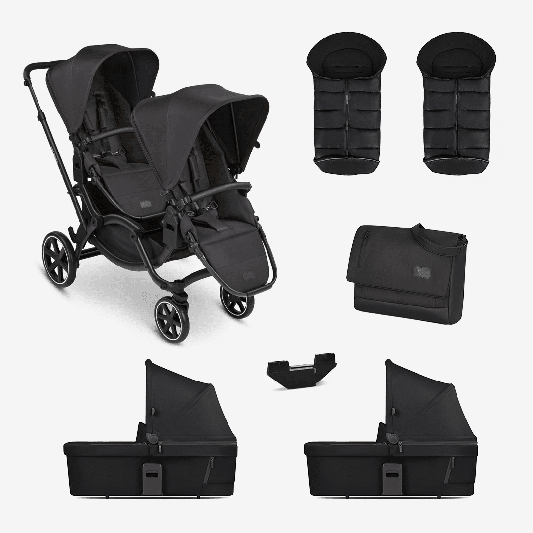 ABC Design Zoom Twin Pram Bundle – Ink ABC Design