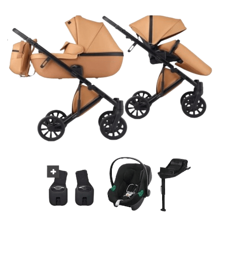 Anex Baby E Type Travel System Aton B Car Seat and Base - Caramel  Anex   